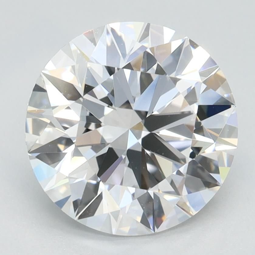 2.18ct D VVS1 Rare Carat Ideal Cut Round Lab Grown Diamond