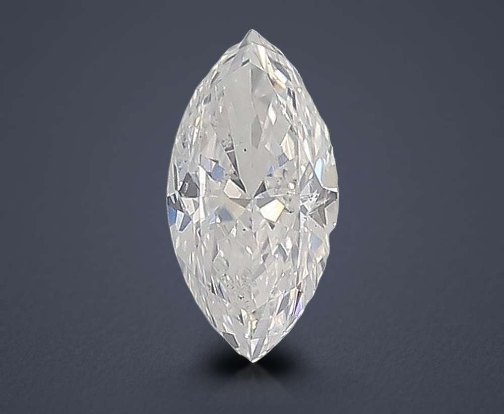 0.72ct D SI2 Rare Carat Ideal Cut Marquise Diamond