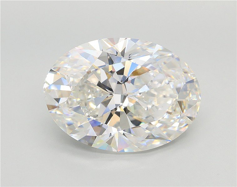 10.50ct F VS1 Rare Carat Ideal Cut Oval Lab Grown Diamond