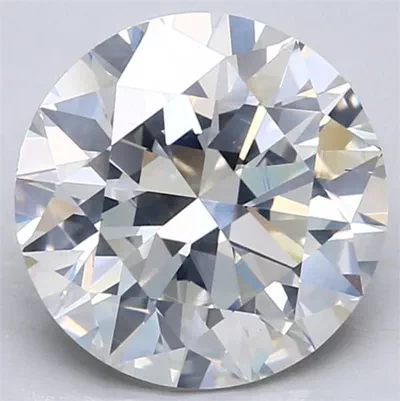 4.01ct I SI2 Rare Carat Ideal Cut Round Diamond