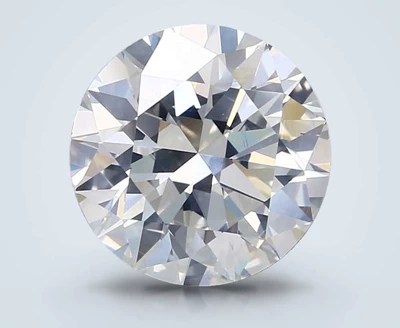 4.01ct I SI2 Rare Carat Ideal Cut Round Diamond