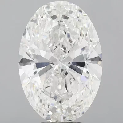 11.03ct F VVS2 Rare Carat Ideal Cut Oval Lab Grown Diamond