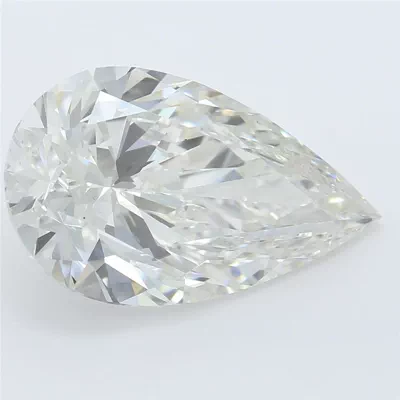 4.52ct H VS1 Rare Carat Ideal Cut Pear Lab Grown Diamond