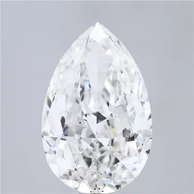 27.10ct F VS2 Rare Carat Ideal Cut Pear Lab Grown Diamond
