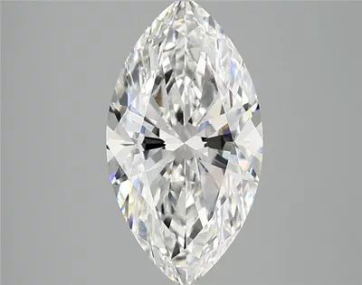 2.86ct F VS2 Rare Carat Ideal Cut Marquise Lab Grown Diamond