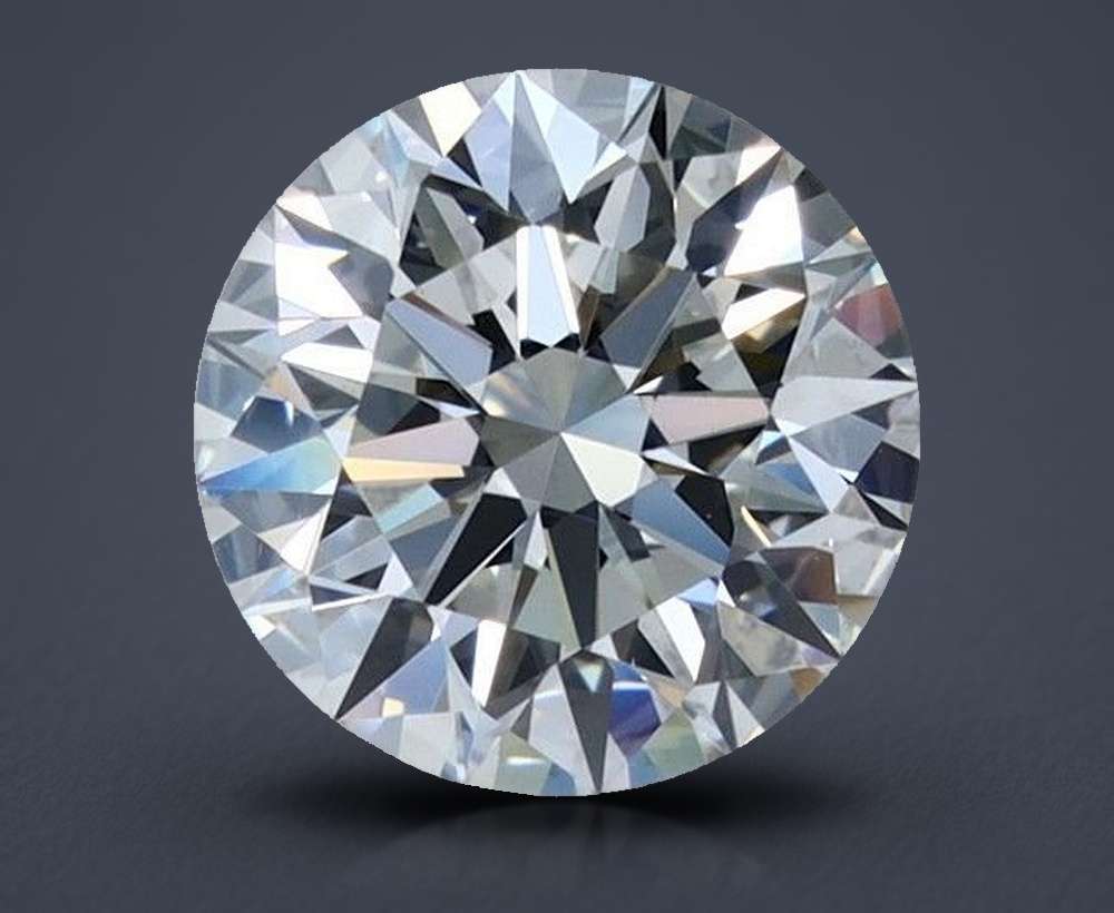 2.20ct I VVS1 Rare Carat Ideal Cut Round Diamond