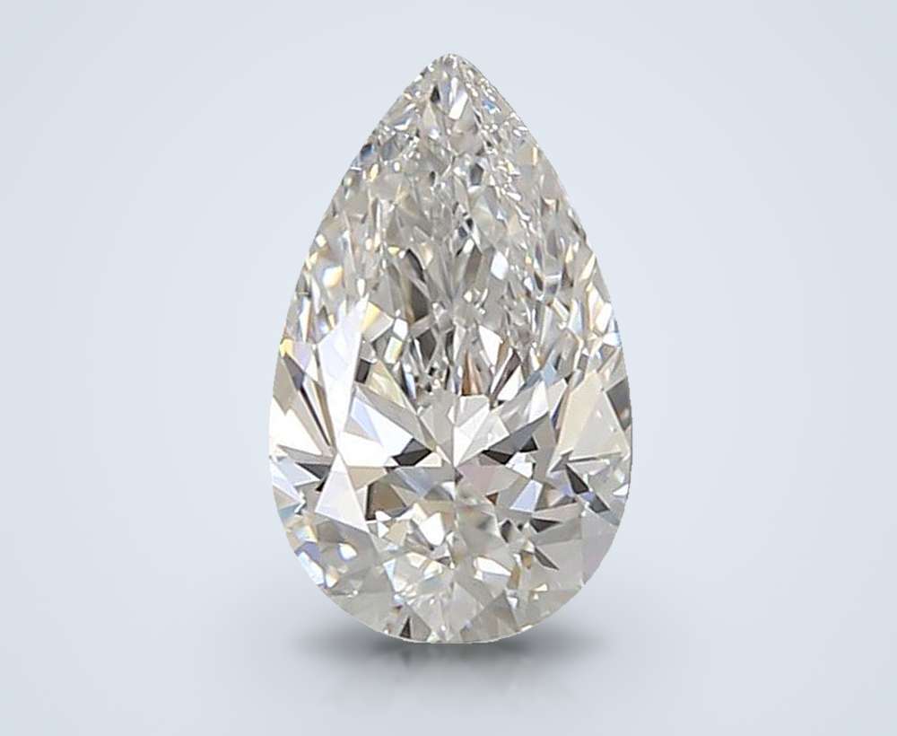 1.60ct E VS1 Rare Carat Ideal Cut Pear Lab Grown Diamond