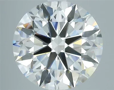 3.16ct F IF Ideal Cut Round Diamond