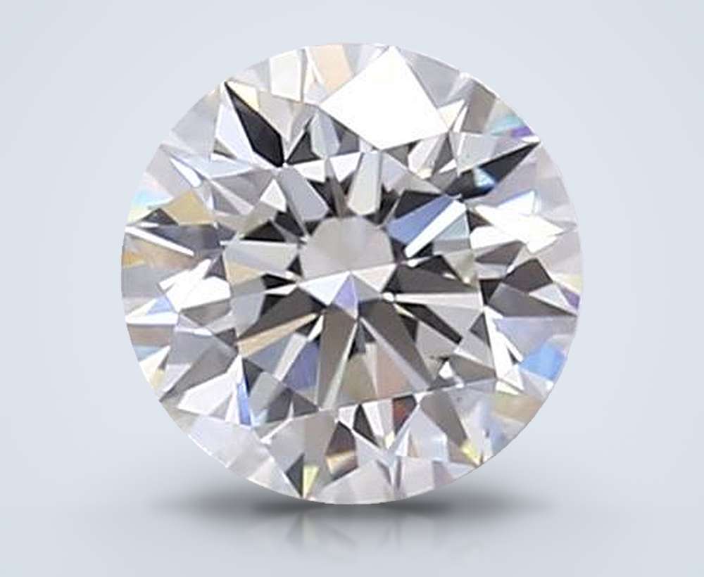 2.10ct H VS1 Rare Carat Ideal Cut Round Lab Grown Diamond