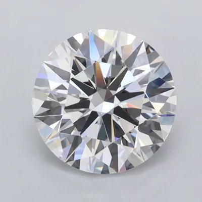 2.01ct D FL Rare Carat Ideal Cut Round Lab Grown Diamond
