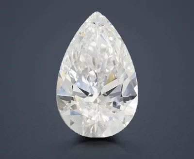 8.06ct E VVS2 Rare Carat Ideal Cut Pear Lab Grown Diamond