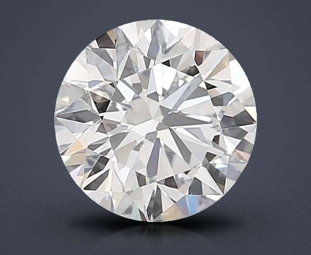2.03ct F VVS1 Rare Carat Ideal Cut Round Lab Grown Diamond