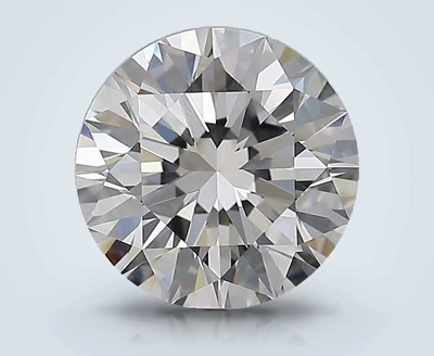 2.58ct D VVS1 Rare Carat Ideal Cut Round Diamond