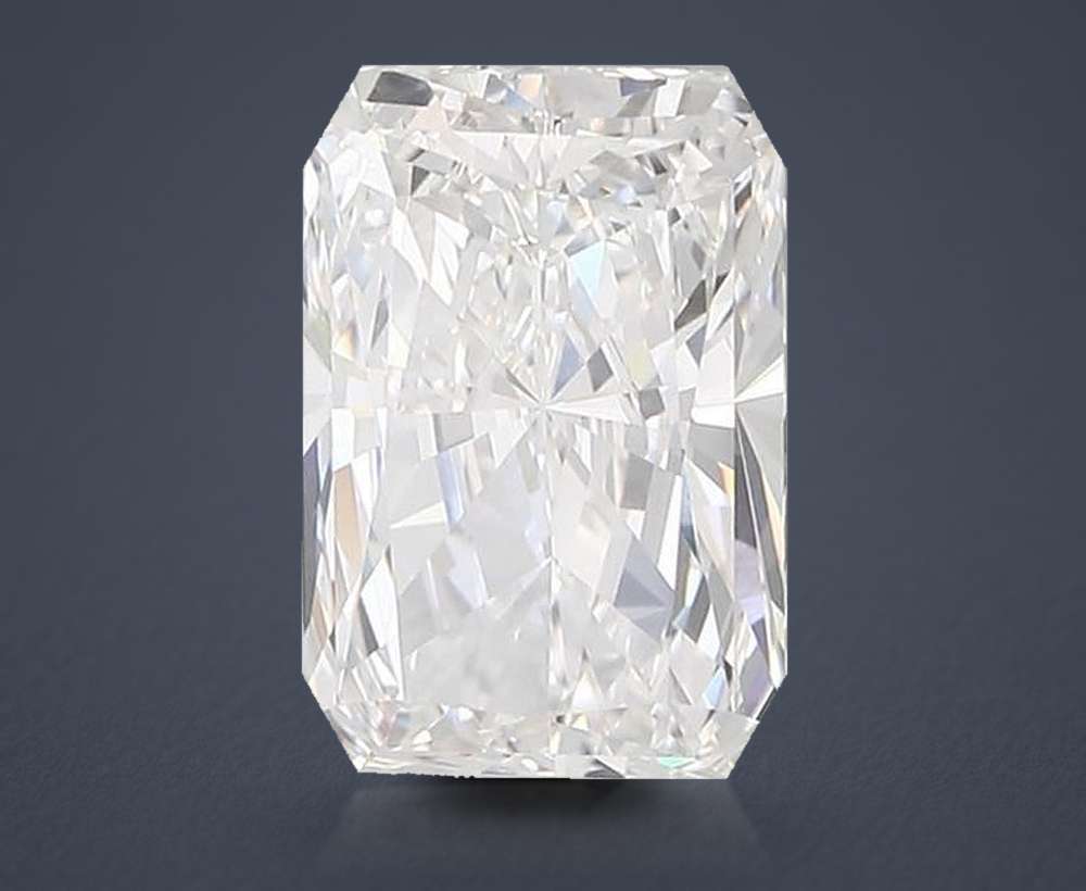 8.83ct F VVS2 Rare Carat Ideal Cut Radiant Lab Grown Diamond
