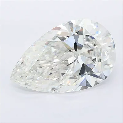 8.27ct F VS1 Rare Carat Ideal Cut Pear Lab Grown Diamond