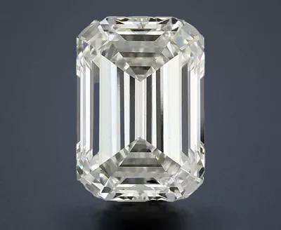 3.10ct H VS2 Rare Carat Ideal Cut Emerald Lab Grown Diamond