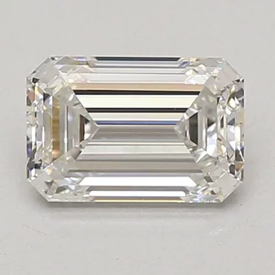1.38ct E VVS2 Excellent Cut Emerald Lab Grown Diamond