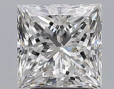 2.51ct F SI2 Excellent Cut Princess Diamond