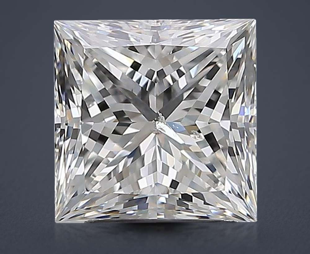 2.51ct F SI2 Excellent Cut Princess Diamond