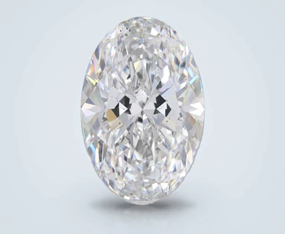 11.04ct F VS2 Rare Carat Ideal Cut Oval Lab Grown Diamond
