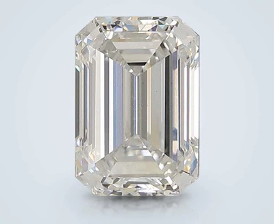 3.09ct E VS1 Rare Carat Ideal Cut Emerald Lab Grown Diamond
