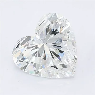 1.59ct D VVS2 Rare Carat Ideal Cut Heart Lab Grown Diamond