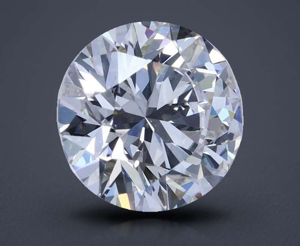 2.90ct I VVS2 Rare Carat Ideal Cut Round Lab Grown Diamond