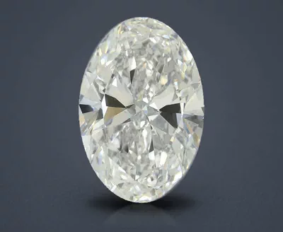 7.39ct E VVS2 Rare Carat Ideal Cut Oval Lab Grown Diamond