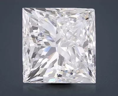 11.04ct F VS2 Rare Carat Ideal Cut Princess Lab Grown Diamond