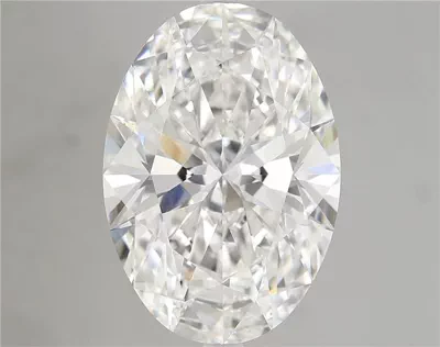 10.16ct F VVS2 Rare Carat Ideal Cut Oval Lab Grown Diamond