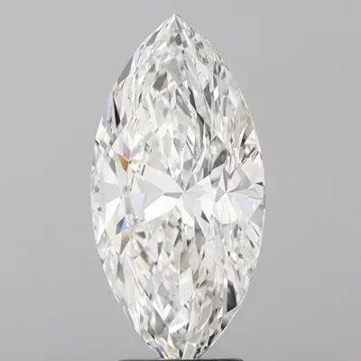 5.72ct F VS2 Rare Carat Ideal Cut Marquise Lab Grown Diamond