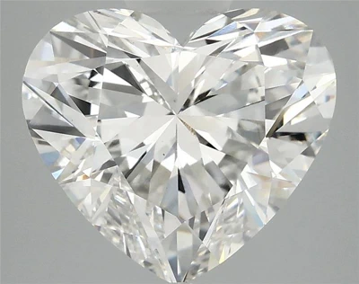 4.95ct F VS1 Rare Carat Ideal Cut Heart Lab Grown Diamond