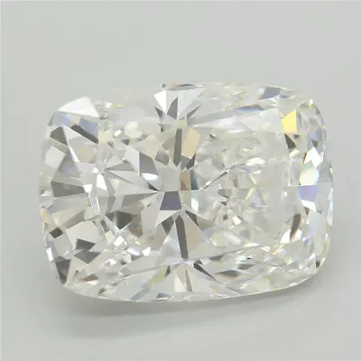 7.37ct F VVS2 Rare Carat Ideal Cut Cushion Lab Grown Diamond