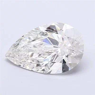 4.04ct H VVS2 Rare Carat Ideal Cut Pear Lab Grown Diamond