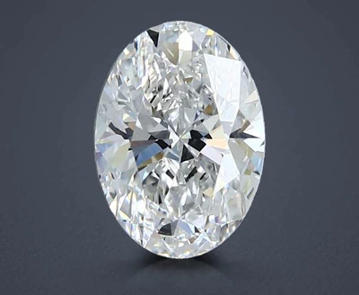 2.01ct E VS1 Rare Carat Ideal Cut Oval Lab Grown Diamond