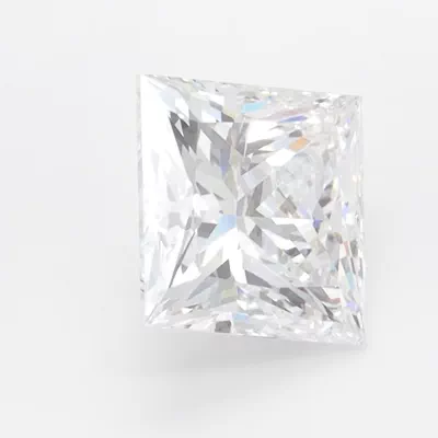 1.96ct D VVS1 Rare Carat Ideal Cut Princess Lab Grown Diamond