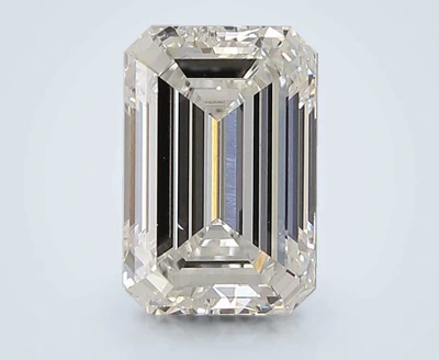 3.05ct E VS1 Rare Carat Ideal Cut Emerald Lab Grown Diamond