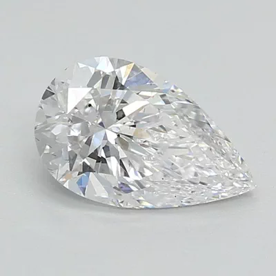 1.09ct D VS2 Rare Carat Ideal Cut Pear Lab Grown Diamond