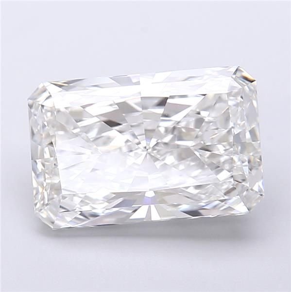 5.01ct E VVS2 Rare Carat Ideal Cut Radiant Lab Grown Diamond