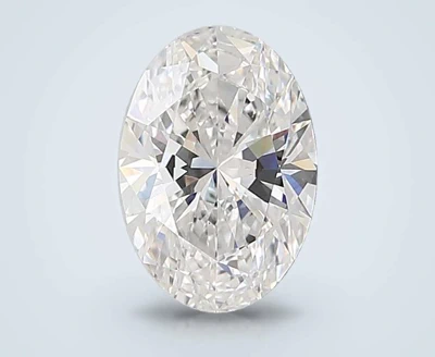 3.08ct F VS1 Rare Carat Ideal Cut Oval Lab Grown Diamond