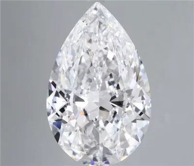 8.05ct D VVS1 Rare Carat Ideal Cut Pear Diamond