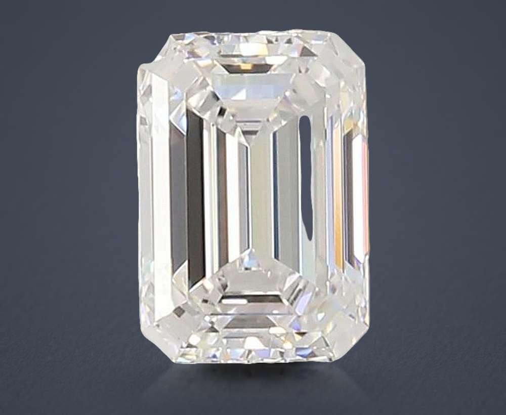 1.35ct D VS1 Rare Carat Ideal Cut Emerald Lab Grown Diamond