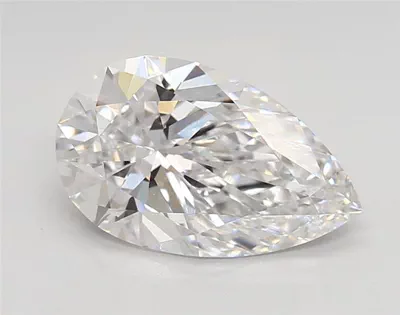 2.27ct D VVS2 Rare Carat Ideal Cut Pear Lab Grown Diamond