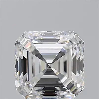 3.51ct E VVS1 Rare Carat Ideal Cut Asscher Diamond