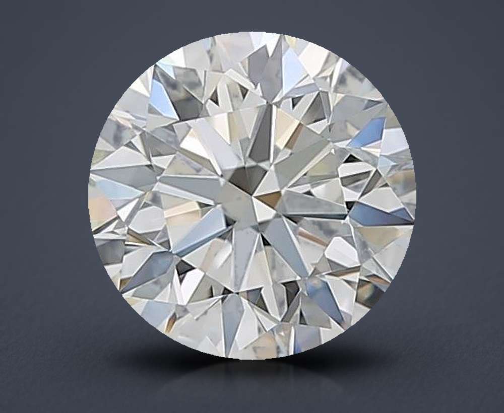 1.12ct J IF Rare Carat Ideal Cut Round Diamond