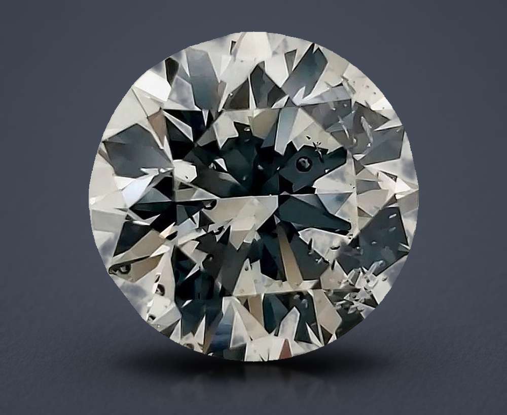 3.33ct G SI2 Very Good Cut Round Diamond