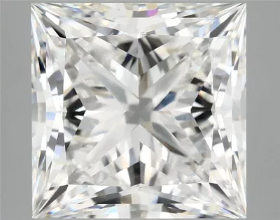 8.10ct E VVS2 Rare Carat Ideal Cut Princess Lab Grown Diamond