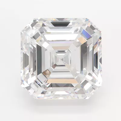 5.26ct D VVS2 Rare Carat Ideal Cut Asscher Lab Grown Diamond