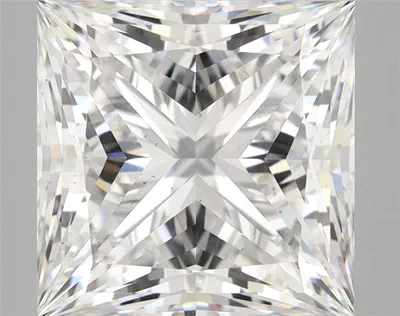 7.14ct E VS2 Rare Carat Ideal Cut Princess Lab Grown Diamond