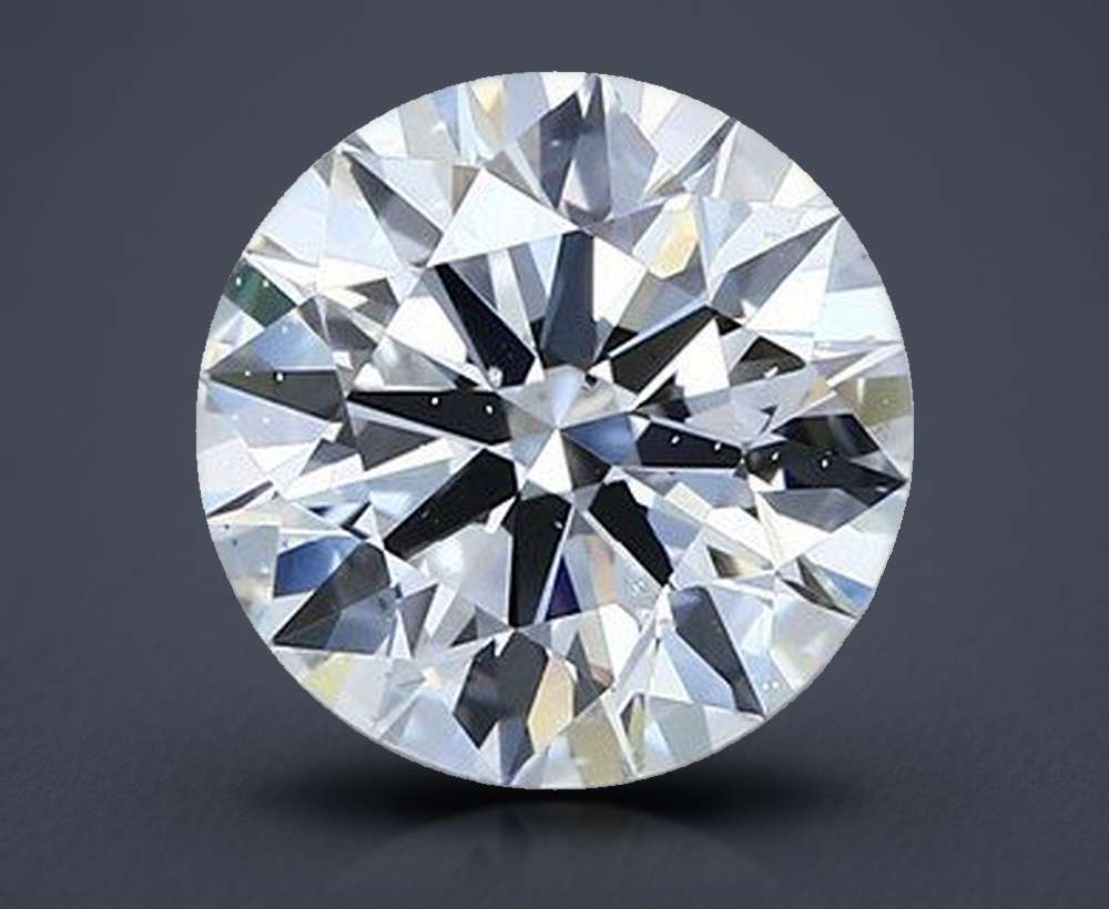 3.33ct D SI2 Rare Carat Ideal Cut Round Diamond